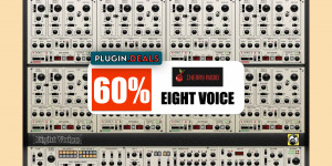 Beitragsbild des Blogbeitrags Plugin.Deals: Cherry Audio Eight Voice, Oberheim Synthesizer emulation now 15,99€ (60% OFF) 