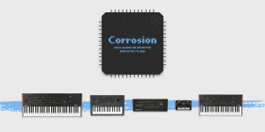 Beitragsbild des Blogbeitrags Sinevibes Corrosion v2, a colorful bouquet of distortions for Korg Logue synths