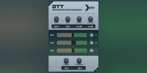 Beitragsbild des Blogbeitrags Xfer Records OTT, free multi-band compressor plugin gets new GUI 