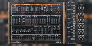 Beitragsbild des Blogbeitrags Superbooth 22: Soundforce SFC-8 MIDI controller, uDCO & S-LD LinnDrum sample player 