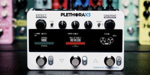 Beitragsbild des Blogbeitrags TC Electronic Plethora X3, new compact TonePrint powered multi-effects pedal