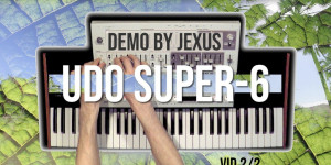 Beitragsbild des Blogbeitrags Jexus releases new UDO Super 6 patch library with 128 sounds 