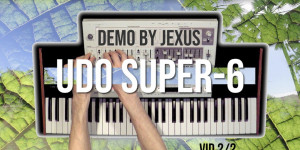Beitragsbild des Blogbeitrags Jexus releases new UDO Super 6 patch library with 128 sounds