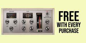 Beitragsbild des Blogbeitrags Get Arturia Tape MELLO-FI for FREE with every purchase at ADSR