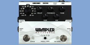 Beitragsbild des Blogbeitrags Wampler Metaverse, a hands-on stereo multi-delay with 11 delay types plus free plugins 