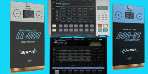 Beitragsbild des Blogbeitrags WaveREX DDD-11/15 PCM-cards bring sample import to the Korg DDD-1 & 5 drum machines 