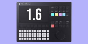 Beitragsbild des Blogbeitrags Polyend Tracker 1.6 update brings new looks, delay, and MIDI synth mode 