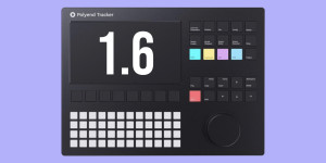 Beitragsbild des Blogbeitrags Polyend Tracker 1.6 update brings new looks, delay, and MIDI synth mode