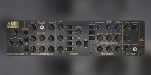 Beitragsbild des Blogbeitrags Delta MIDI 001:model D, a hardware MIDI controller for Minimoog VSTs 