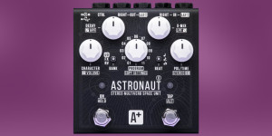 Beitragsbild des Blogbeitrags Shift Line A+ Astronaut V, new stereo space reverb with 22 algorithms