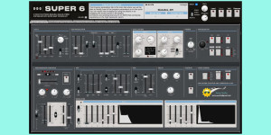 Beitragsbild des Blogbeitrags Sunny Synths releases a software editor and librarian for the UDO Super 6 Synthesizer 