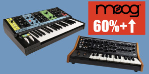 Beitragsbild des Blogbeitrags Moog hardware Synthesizer prices skyrocket by more than 60% 