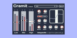 Beitragsbild des Blogbeitrags Sixth Sample Cramit, OTT-style multiband compression plus distortion in a FREE plugin 