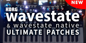 Beitragsbild des Blogbeitrags Ultimate Patches releases new Korg Wavestate library with 333 sounds 