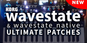 Beitragsbild des Blogbeitrags Ultimate Patches releases new Korg Wavestate library with 333 sounds