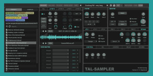 Beitragsbild des Blogbeitrags TAL-Sampler 4.1.2 with a new UI, preset browser, CLAP support, and more 