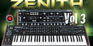 Beitragsbild des Blogbeitrags GEOSynths ZENITH Vol 3, new patch library for the Novation Peak and Summit synths 