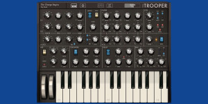 Beitragsbild des Blogbeitrags Yonac Trooper, new virtual analog AUv3 Synthesizer for iOS with extra juice