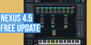 Beitragsbild des Blogbeitrags reFX Nexus 4.5, free update turns the rompler into a Synthesizer plugin