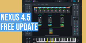 Beitragsbild des Blogbeitrags reFX Nexus 4.5, free update turns the rompler into a Synthesizer plugin 