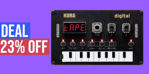 Beitragsbild des Blogbeitrags Deal: save 23% OFF on the Korg NTS-1 digital Synthesizer 