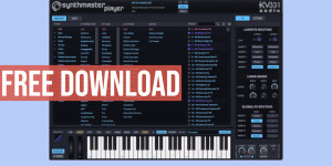 Beitragsbild des Blogbeitrags Synthmaster 2 Player plugin with 2000 sounds is FREE for a limited time 