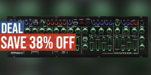 Beitragsbild des Blogbeitrags Deal: Roland System-1M semi-modular Synthesizer, save 38% OFF for a limited time 
