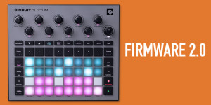 Beitragsbild des Blogbeitrags Novation Circuit Rhythm 2.0 intros beat match, Grid FX hardware controls, and more 