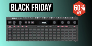Beitragsbild des Blogbeitrags Black Friday: Korg SQ-64 sequencer for $129,99 USD, save 60% OFF 