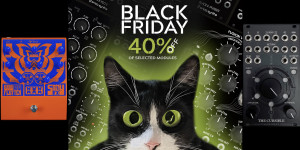 Beitragsbild des Blogbeitrags Black Friday: save 40% OFF on selected Erica Synths products