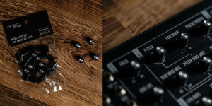 Beitragsbild des Blogbeitrags Moog Knob Kit, new custom-designed knobs for Moog semi-modular synths