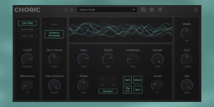 Beitragsbild des Blogbeitrags Caelum Audio Choric, new 32-voice chorus effects plugin for mac, win, and iOS 