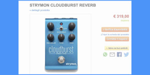 Beitragsbild des Blogbeitrags Leak: Strymon Cloudburst Reverb pedal on the horizon? 