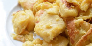 Beitragsbild des Blogbeitrags Karamellisierter Kaiserschmarren