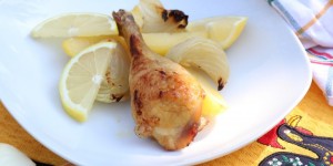 Beitragsbild des Blogbeitrags One Pot – Griechisches Zitronenhuhn 