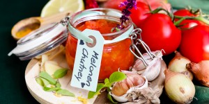 Beitragsbild des Blogbeitrags Wassermelonen Chutney & Reduce Food Waste