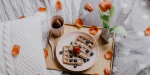 Beitragsbild des Blogbeitrags Gesunde Belgische Waffeln
