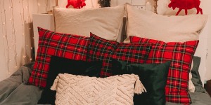 Beitragsbild des Blogbeitrags Weihnachtspölster DIY