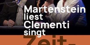 Beitragsbild des Blogbeitrags Martenstein liest, Clementi singt – Oval 
