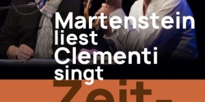 Beitragsbild des Blogbeitrags Martenstein liest, Clementi singt – Oval