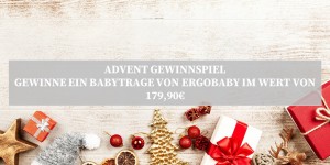 Beitragsbild des Blogbeitrags Adventsgewinnspiel: Gewinne eine Ergobaby Trage im Wert von 179,90€