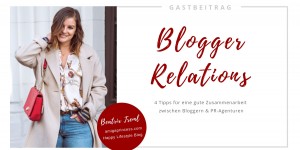 Beitragsbild des Blogbeitrags Blogger Relations – 4 Tipps für eine gute Zusammenarbeit