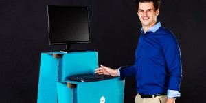 Beitragsbild des Blogbeitrags Ein Stehschreibtisch für nur 30€!? | MonKey Desk