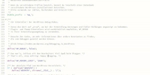 Beitragsbild des Blogbeitrags WP Memory Limit in wp-config.php erhöhen