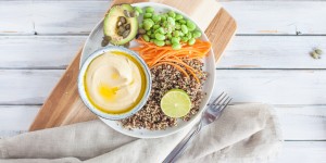 Beitragsbild des Blogbeitrags Quinoa Bowl