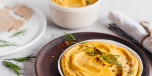 Beitragsbild des Blogbeitrags Süßkartoffelhummus