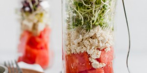 Beitragsbild des Blogbeitrags Wassermelonensalat 