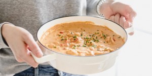 Beitragsbild des Blogbeitrags Paprikahuhn mit Spätzle 