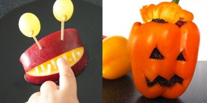 Beitragsbild des Blogbeitrags 3 gruselig gesunde Halloween Snacks für Kinder 
