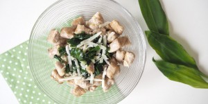 Beitragsbild des Blogbeitrags Ricotta-Gnocchi mit Bärlauchbutter